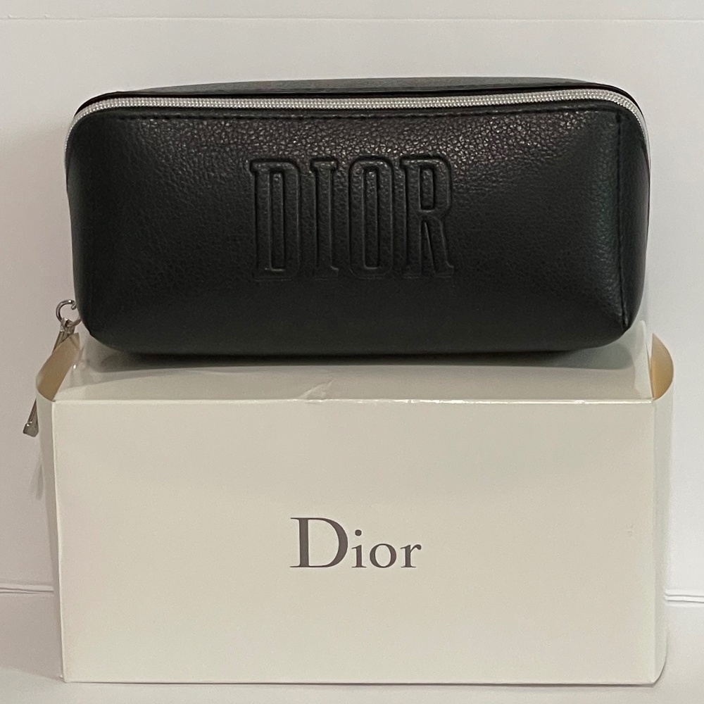 Authentic CHRISTIAN DIOR Travel Cosmetic Trousse Pouch